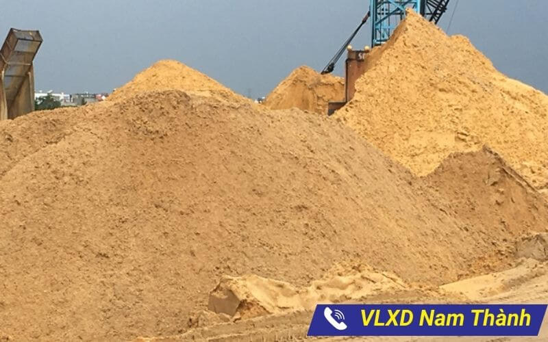 Bãi cát VLXD Nam Thành dùng để san và lấp