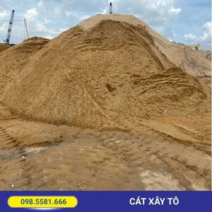 Hình ảnh cát tại bãi của VLXD Nam Thành