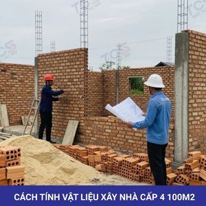 Cách tính chi phí vật liệu xây nhà
