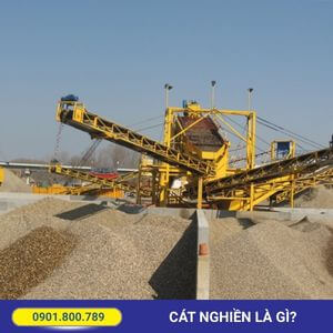 Cát nghiền nhân tạo là gì?