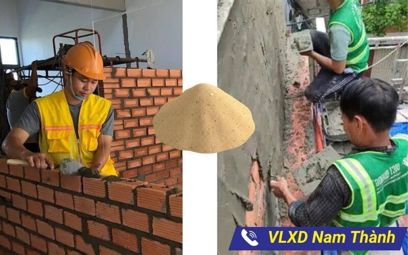 Cát trát và cát xây trong xây dựng