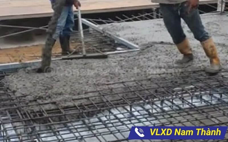 Đổ bê tông trong xây dựng
