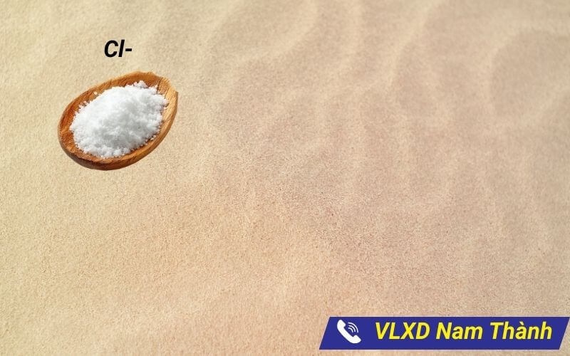 Hàm lượng muối được cho phép trong cát xây tường