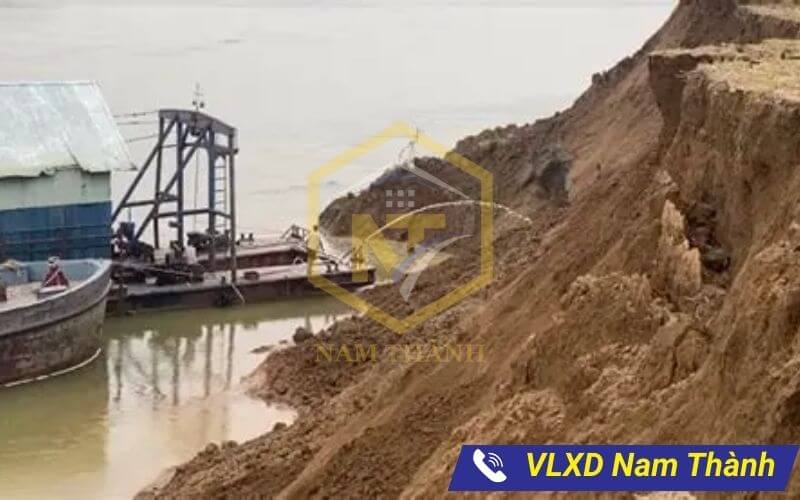 Khai thách cát từ sông