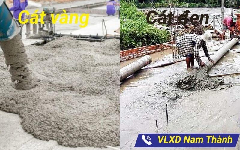 Nên dùng cát nào trong xây nhà