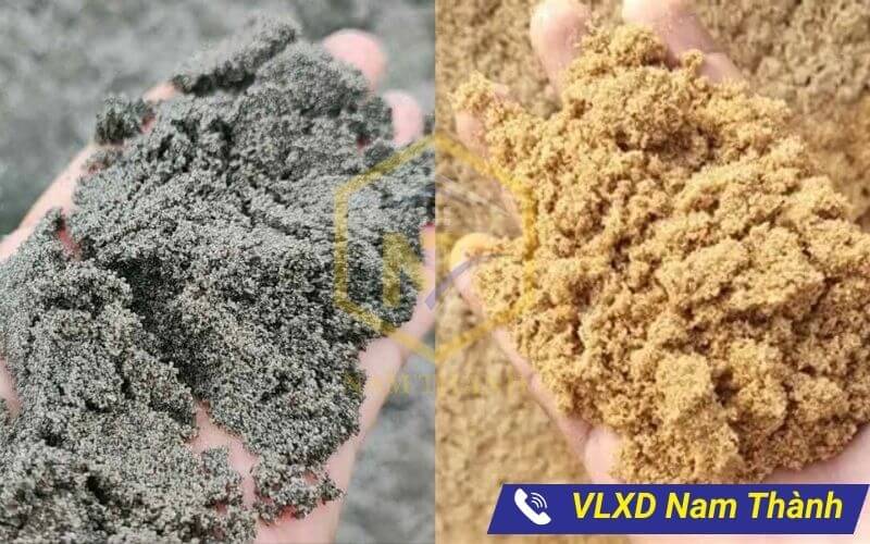 So sánh giá cát đen và giá cát vàng