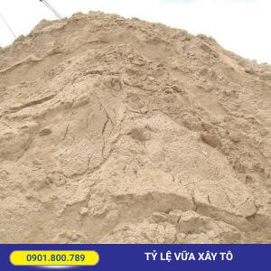Trộn vữa đúng tỉ lệ