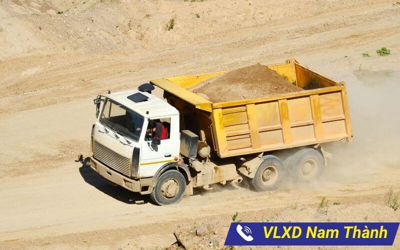 Vận chuyển cát bằng xe ben có thể giảm trọng lượng