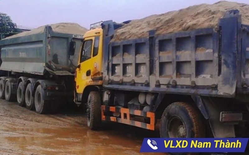 Thuê dịch vụ xe ben vận chuyển cát uy tín