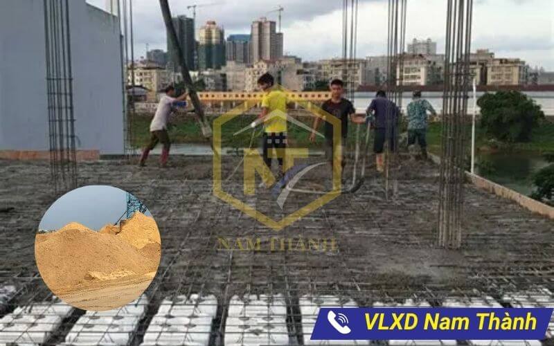 Cát đổ bê tông Quận 8