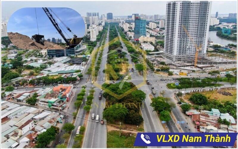 Cát xây dựng Nhà Bè