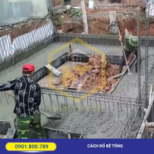 Đổ bê tông đúng cách