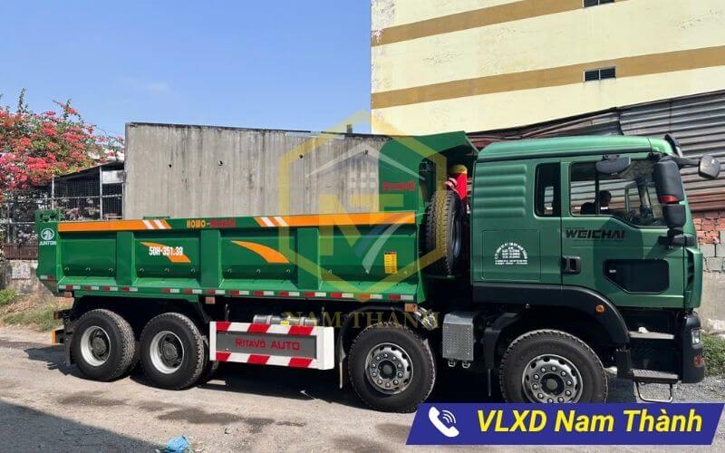 Vận chuyển cát tới khu vực Hóc Môn bằng xe ben