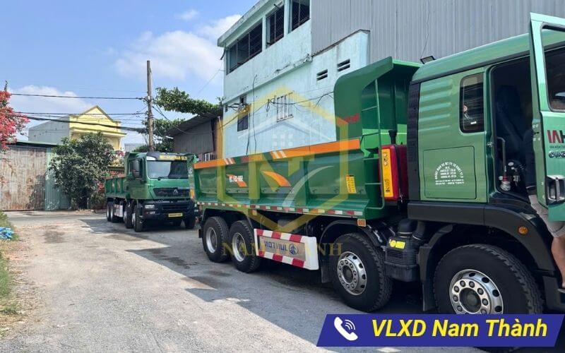 Vận chuyển cát tới khu vực Phú Nhuận bằng xe ben