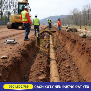 Cách xử lý nền đất yếu