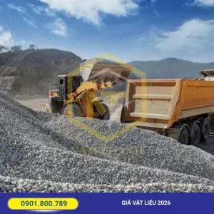 Giá cát đá xây dựng mới nhất 2026