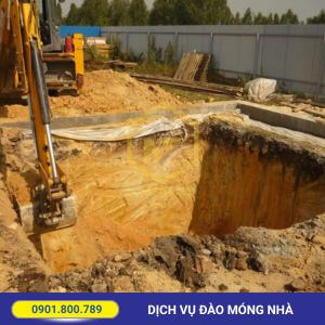 Dịch đào móng nhà