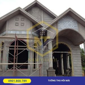 Cách xây tường thu hồi mái