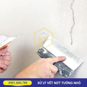 xử lý vết nút tường nhỏ